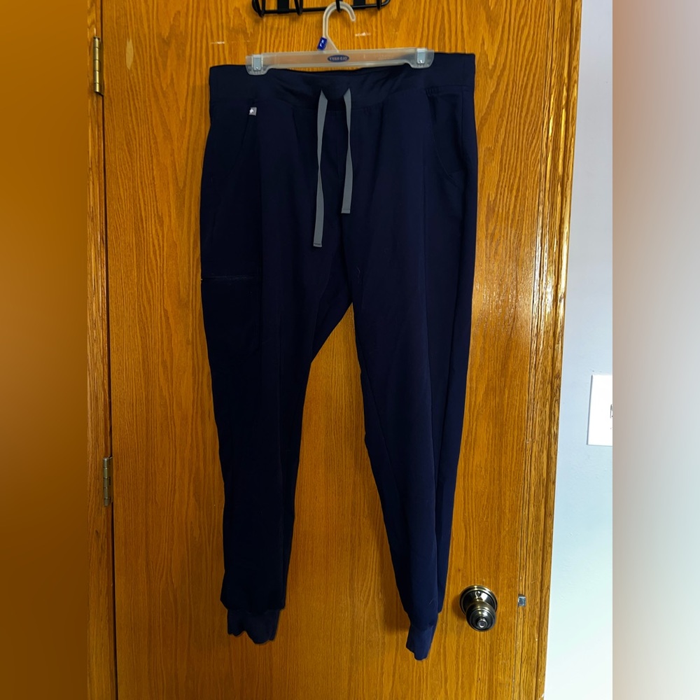Figs Navy Zamora - Jogger Scrub Pants, Size L - Navy NWOT